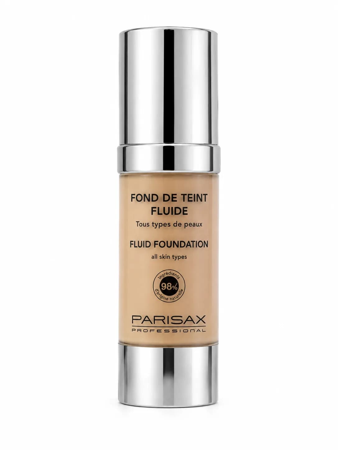 Fond de teint fluide beige doré